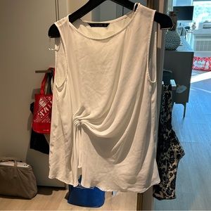 Zara white blouse size do pleat